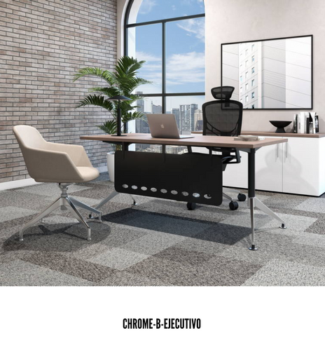ESCRITORIO EJECUTIVO CHROME-B
