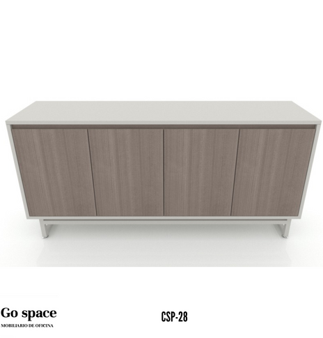 CREDENZA SLIM 4 PUERTAS 28 MM