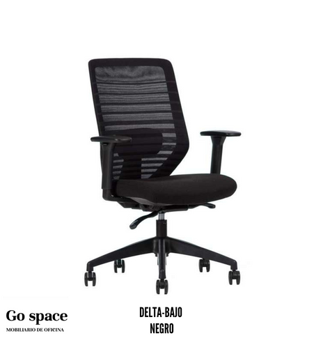 SILLA EJECUTIVA DELTA RESPALDO BAJO