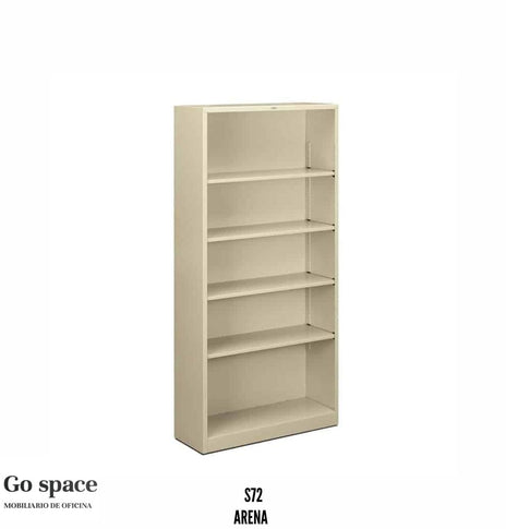 LIBRERO DE PISO 4 ENTREPAÑOS METÁLICO