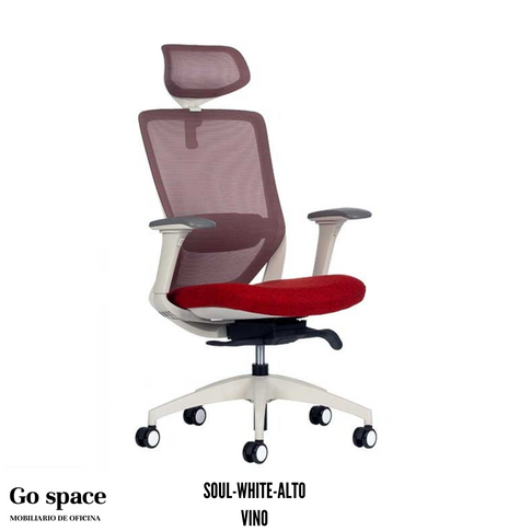 SILLA SOUL WHITE C/CABECERA