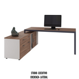 ESCRITORIO EJECUTIVO CON CREDENZA STUDIO