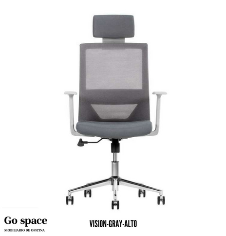 SILLA VISION GRAY RESPALDO ALTO